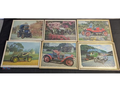 COLLECTION OF MOTORING PRINTS - EARLY AUTOMOBILE I...
