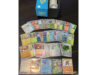 Assorted Bulk Pokémon Cards Including Holos, Ex, V...
