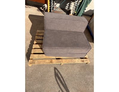 RRP $500 Modern modular sectional sofa in charcoal...