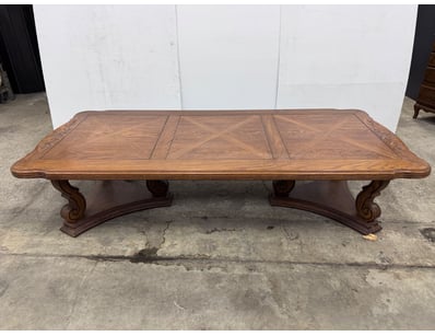 Triple Crossed, Timber Coffee Table, Floral Ended ...