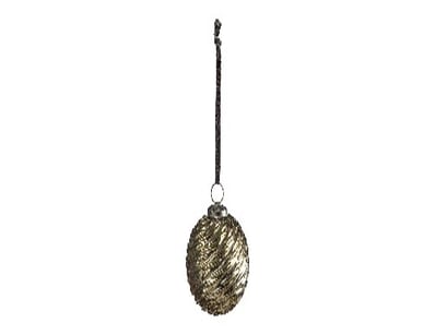RRP: $27, Blizzard Baubles Champagne Silver (2pk) ...