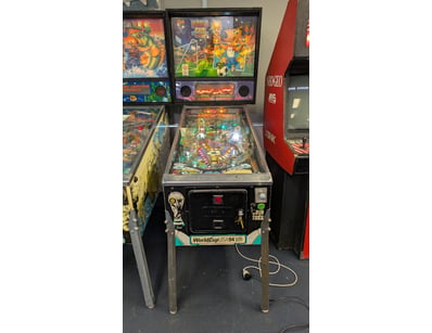 Bally World Cup USA 94 pinball machine, circa 1994...