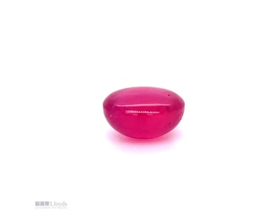 RED RUBY - OVAL CABOCHON SHAPE 12MM X 10MM 8CT    ...