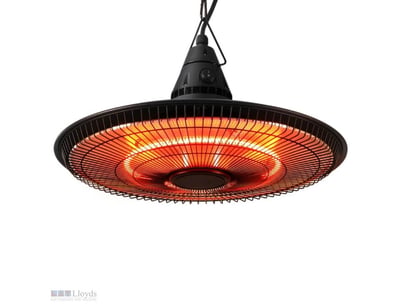 RRP $189. Devanti 1500W Hanging Electric Patio Hea...