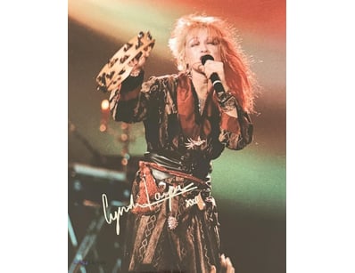 CYNDI LAUPER SIGNED PHOTO

Cyndi Lauper Personally...