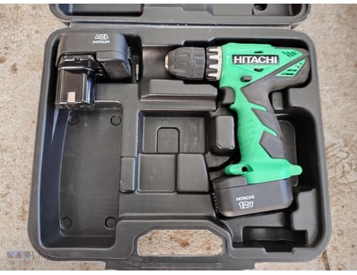 Hitachi DS 12DVC cordless drill driver kit in box ...