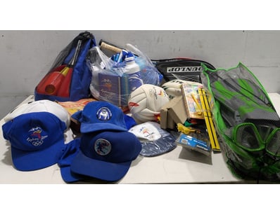 Extensive collection of vintage sporting memorabil...