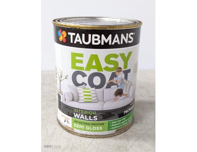 Paint, Taubmans, easy coat, interior walls, accent...