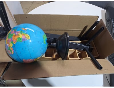Assorted Box Inlcudes World Globe, Organiser Boxes...