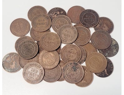 ASSORTED AUSTRALIAN ONE PENNY COINS

488602+15
...