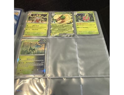 Folder Of Pokémon Cards Including Holos, Ex, V & M...