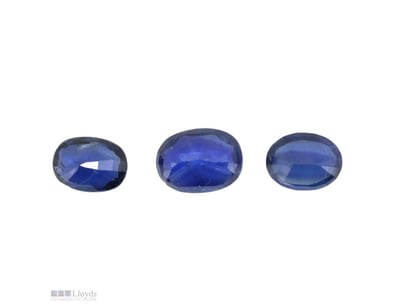 3.48CT TSW X 3, NATURAL CORUNDUM SAPPHIRES     

O...