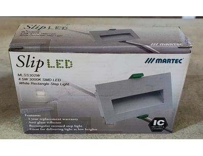 RRP $49.95 Martec Slip Rectangular LED Step Light....