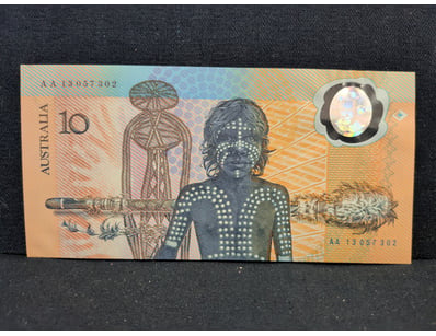 AUSTRALIA $10 POLYMER BANKNOTE

Authentic Austra...