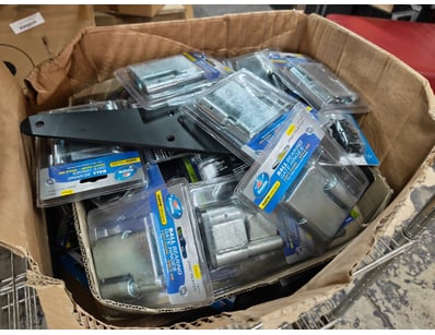 Hardware, including gate latch, gate springs, hing...
