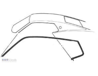 <p><strong>Roof Rail Seal - Pair</strong></p><p>Sc...