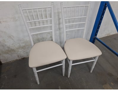 X2 Chairs With Cushioned Seat, Timber Style, Natur...