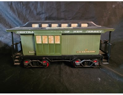 CENTRAL RAILROAD OF NEW JERSEY BAGGAGE/EXPRESS CAR...