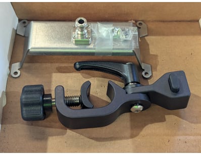 Tablet accessory, range pole bracket

