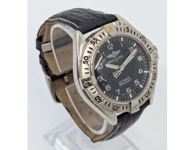 Brietling automatic 23 jewels wristwatch, 
stainl...
