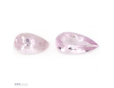 4.96CT TSW X 2, NATURAL MORGANITES     

Pear Cut,...