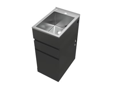 Nugleam 35L Drawer System Black Laundry Unit
PROD...