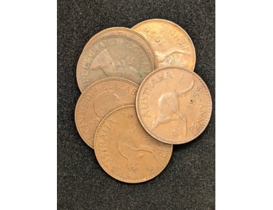 COLLECTION OF 1959 AUSTRALIAN PENNIES

Condition...