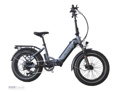 <b>REVER Turbo Folding 250W Electric Bike - Blue S...