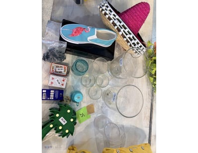 Table Décor - Assorted Ex Rental / Hire Item; 
sol...