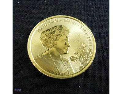 "AUSTRALIA: 2011 $1 DAME NELLIE MELBA FROSTED BU  ...