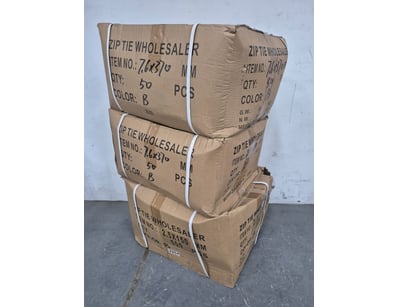 Zip tie, assorted sizes and colours, quantity unkn...