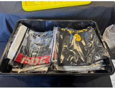 Assorted box lot of assorted shirts in various siz...
