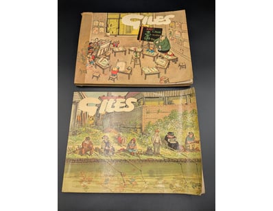 VINTAGE GERMAN EDUCATIONAL ILLUSTRATION BOOKS - "G...