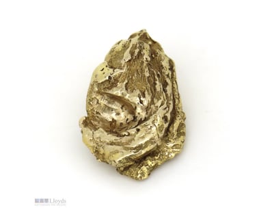 18K YELLOW GOLD, HANDMADE NUGGET PENDANT.     

3....