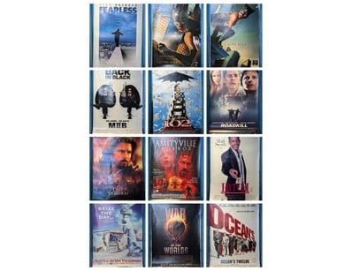 COLLECTION OF MOVIE POSTERS, INCLUDING FEARLESS, W...