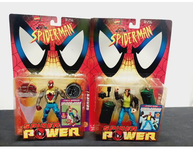 VINTAGE SPIDER-MAN SPIDER POWER ACTION FIGURE COLL...