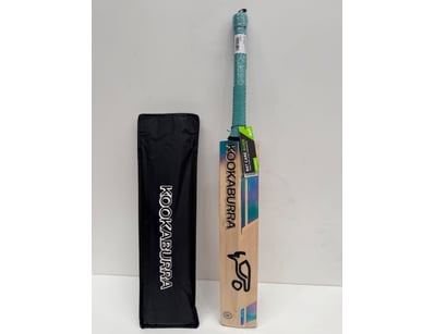 Kookaburra cricket bat set comprising a wooden cri...