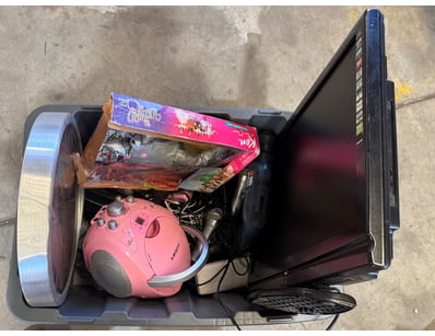 Assorted box of electrical equipment