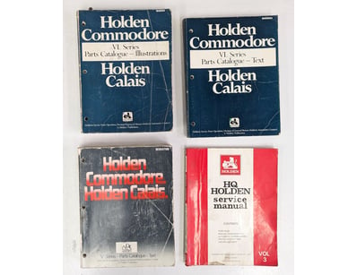 COLLECTION OF HOLDEN COMMODORE AND CALAIS SERVICE ...