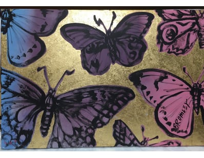 DAVID BROMLEY (1960 - )

Original Acrylic & Gold L...