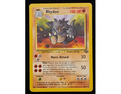 RHYDON POKÉMON TRADING CARD - BASE SET #45/64

C...