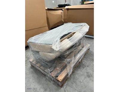 Hyundai Staria 3rd Row Bench Seat (Cream Leather)...