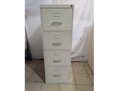 4 drawer filing cabinet, lockable, one key supplie...