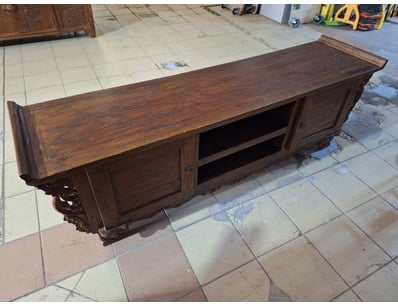 Entertainment Unit, Timber Style, Brown Finish 

D...