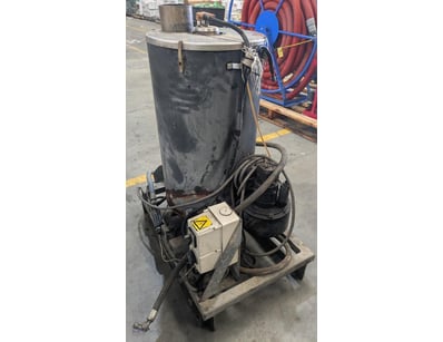 Custom Burner Tank on Metal Skid, Turn Dial Contro...