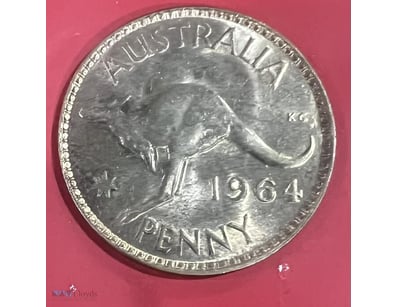 1964 AUSTRALIA QUEEN ELIZABETH LAST PENNY UNC  


...