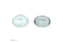 8.00ct Tsw X 2, Natural Aquamarines Oval