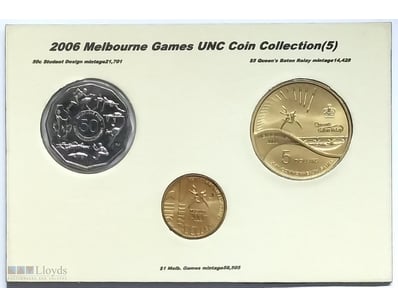 2006 MELBOURN COMMONWEALTH GAMES COLLECTION (5) ST...