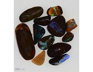 203CT WINTON KOROIT BOULDER OPAL RUBS AND CUTTERS ...