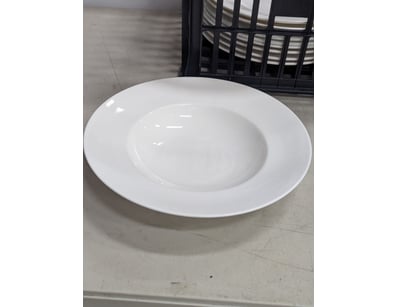Bowl, white ceramic, 31cm diameter

SOLD AS LOT...
